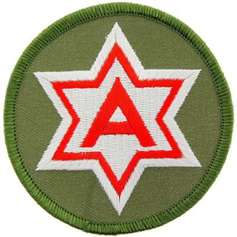 PM0774 Patch - Army, 6th Army - 3.63 in.