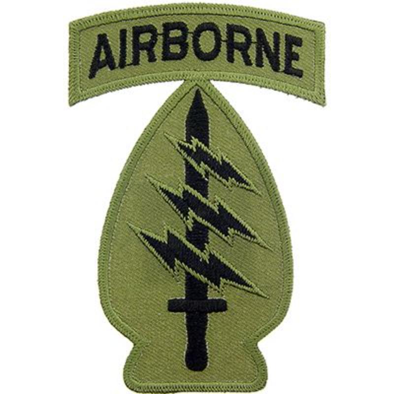 PM0782 Patch - Special Forces, Airborne - 3.75 in.
