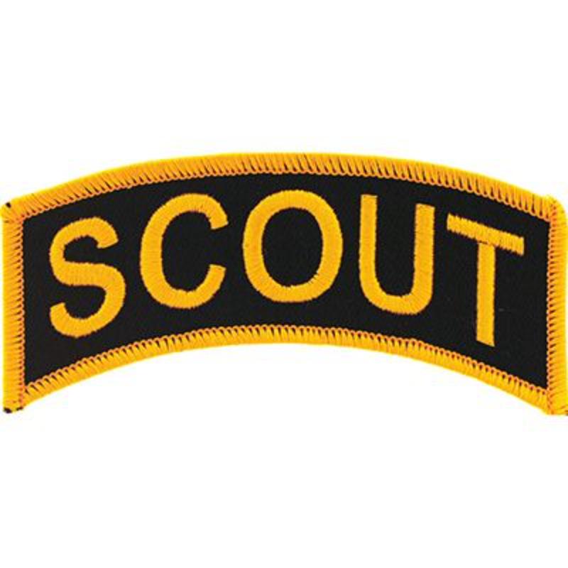 PM0802 Patch - Army, Tab, Scout - 3.88 x 1.38 in.