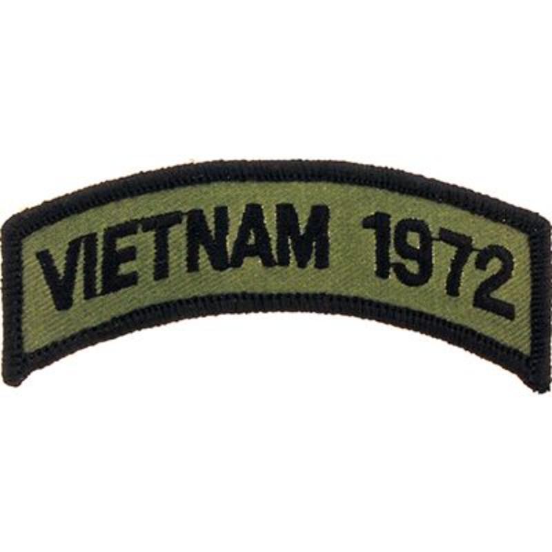 PM0832 Patch - Vietnam, Tab, 1972 - 3.5 x 1 in.