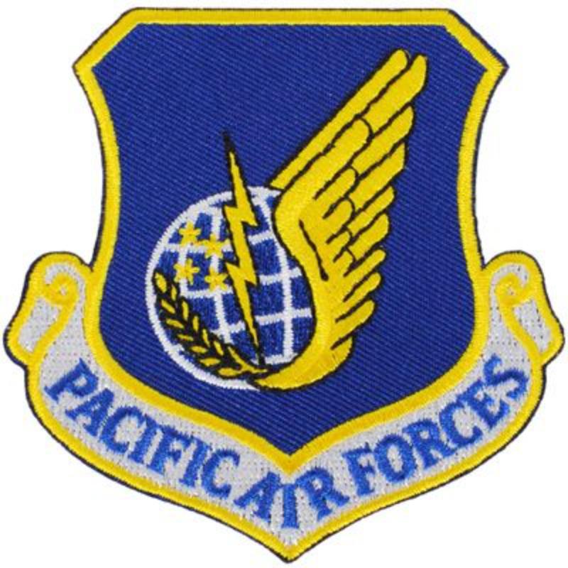 PM0900 Patch - USAF, Pacific Air Forces - 3.63 in.
