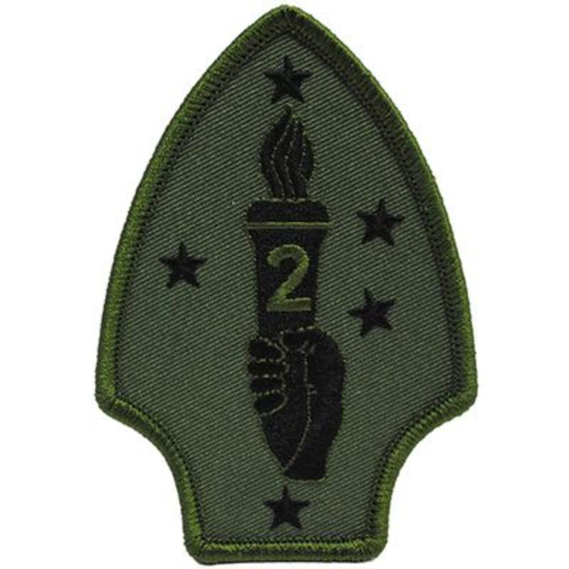 PM0942 Patch - USMC, 2nd Division - 3.5 in.