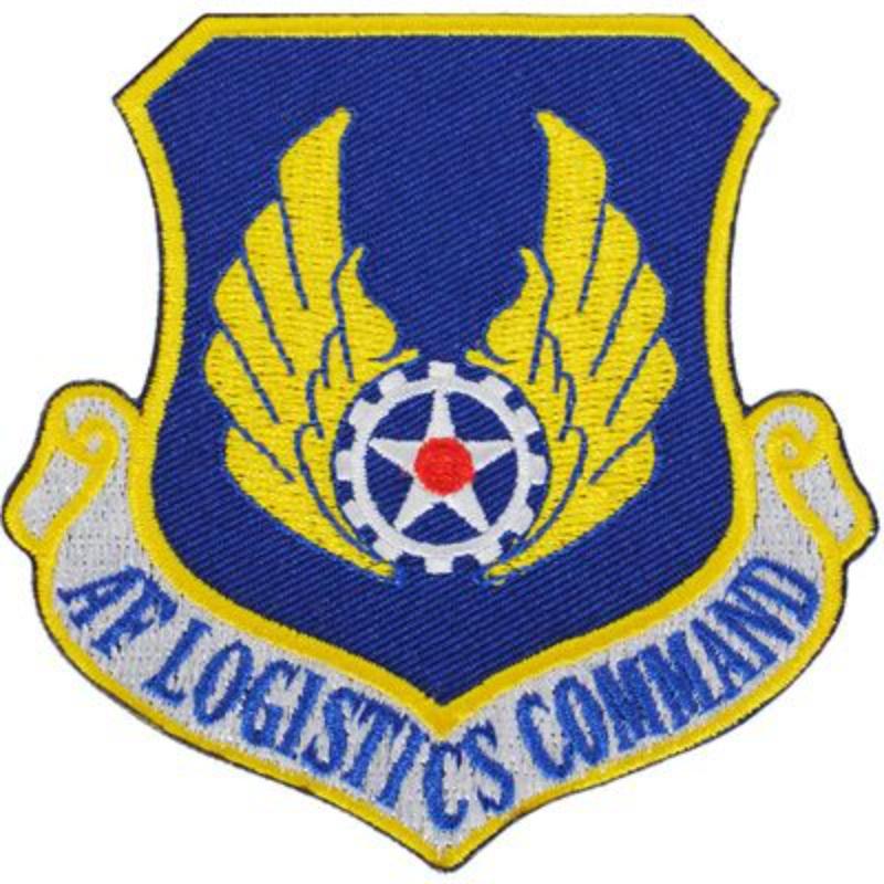 PM1326 Patch - USAF, Logistics Command - 3.63 in.