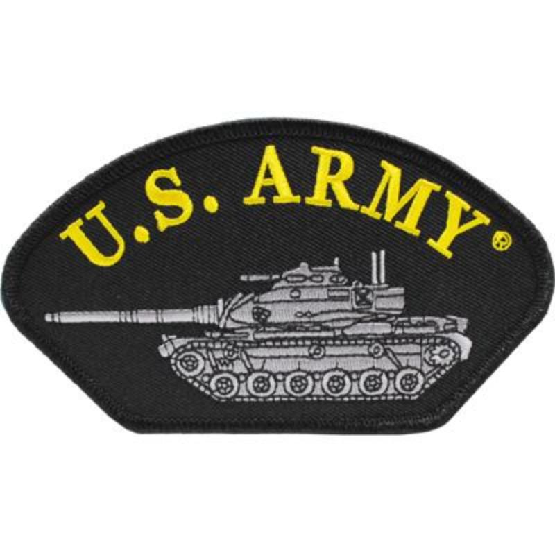 PM1333 Patch - Army, Hat, Tank - 5.25 x 3 in.