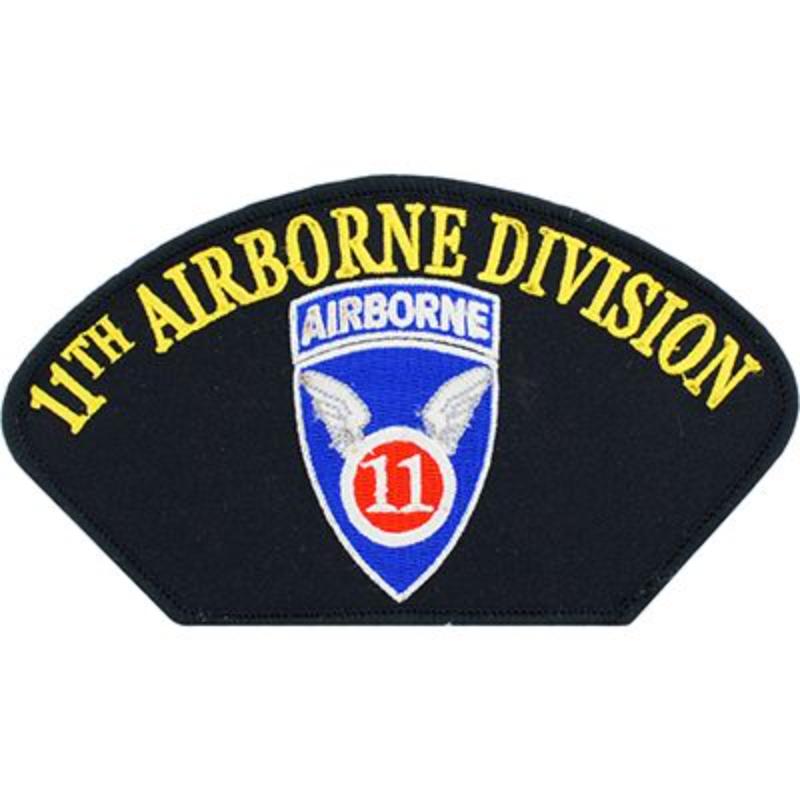 PM1367 Patch - Army, Hat, 11th Airborne - 5.25 x 3 in.