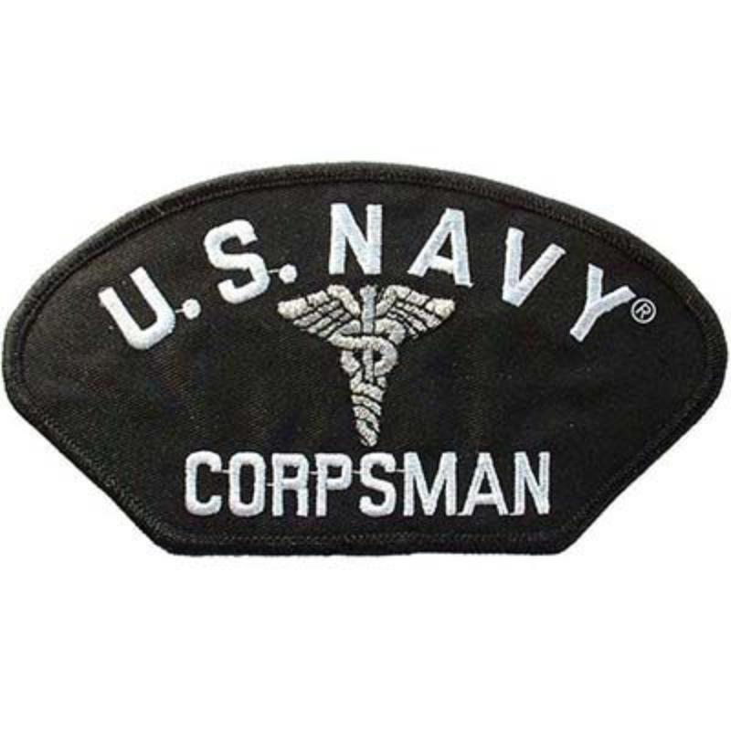 PM1380 Patch - USN, Hat, Corpsman - 5.25 x 3 in.