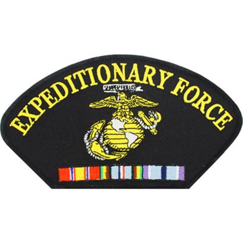 PM1431 Patch - USMC, Hat, Expedition - 5.25 x 3 in.