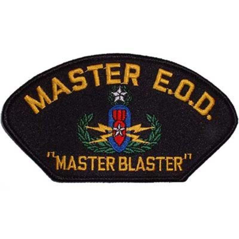 PM1437 Patch - Hat, Master EOD - 5.25 x 3 in.