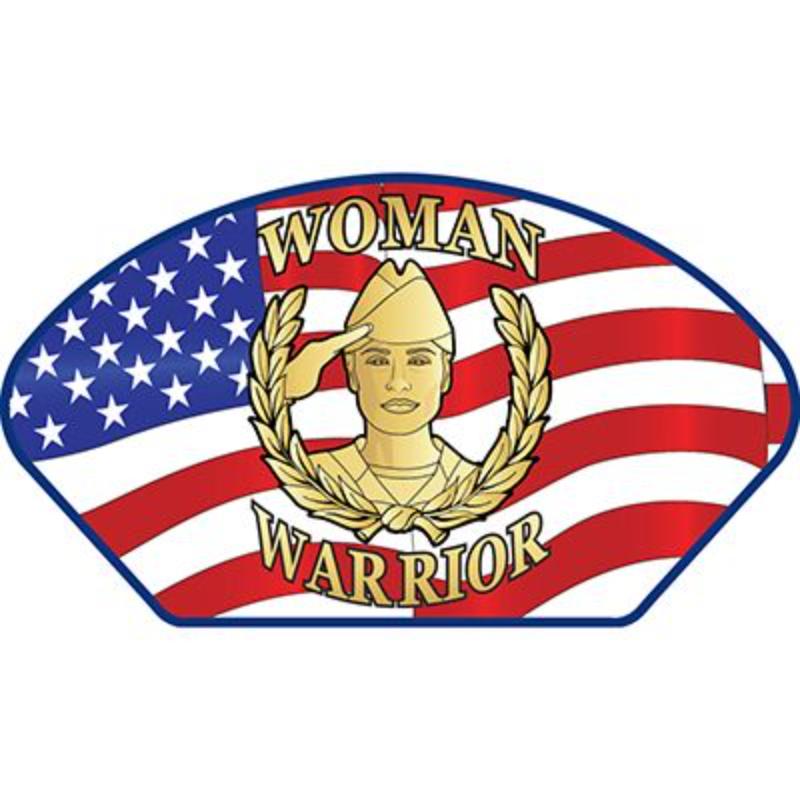 PM1497 Patch - Woman Warrior - 5.25 x 3 in.