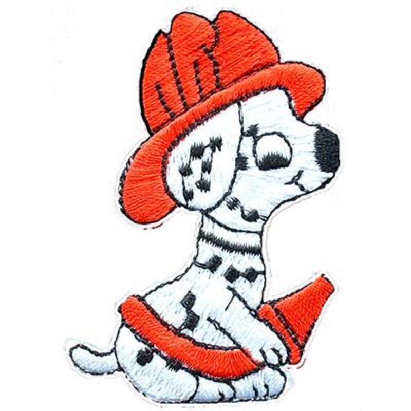 PM3016 Patch - Fire, Dog - 3 in.