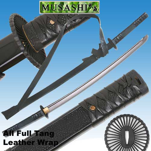 Picture of EdgeWork 033-EP 41 in. Bushido Musashi - Full Tang Samurai with Back Strap