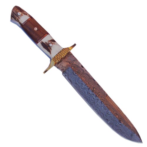 1044 14.5 in. Damascus Blade Hunter