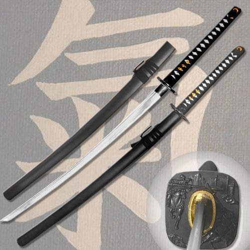 EW-356 41 in. Blood Groove Samurai Katana 4