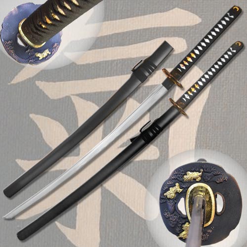 EW-483 41 in. Blood Groove Samurai Katana