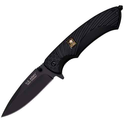 A-A1025BP US Army Spring Assisted Serrated Tactical Survival Knife