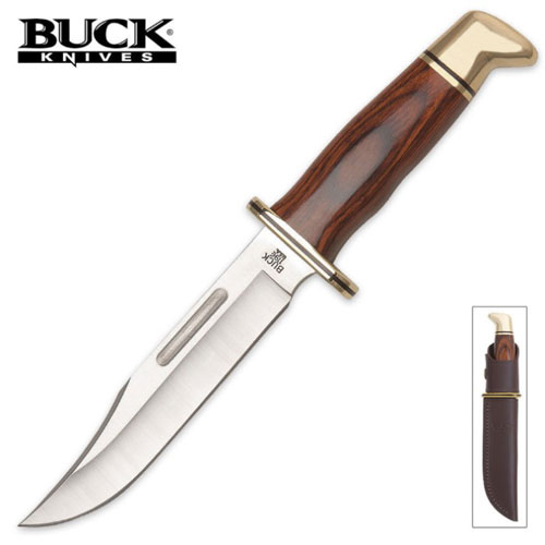 BU119BR Buck Special Birchwood Fixed Blade Hunter Knife