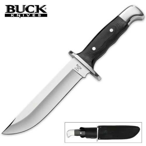 BU3988 Buck Frontiersman Bowie Knife & Sheath