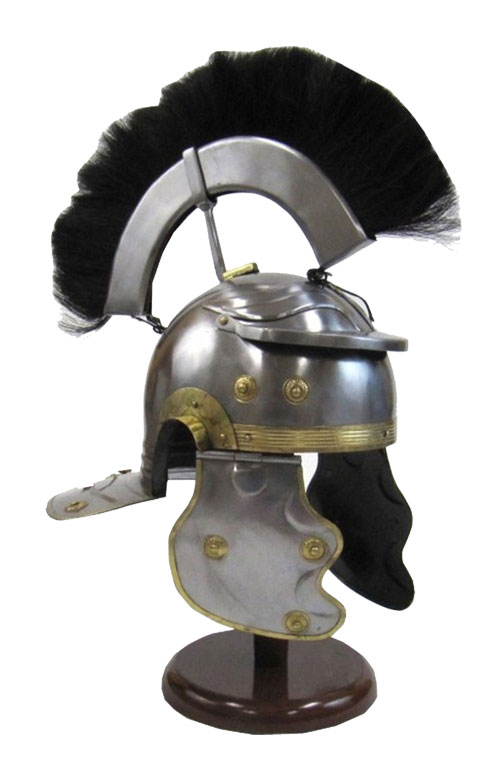 HM-0914-BK Roman Centurion Helmet - Black