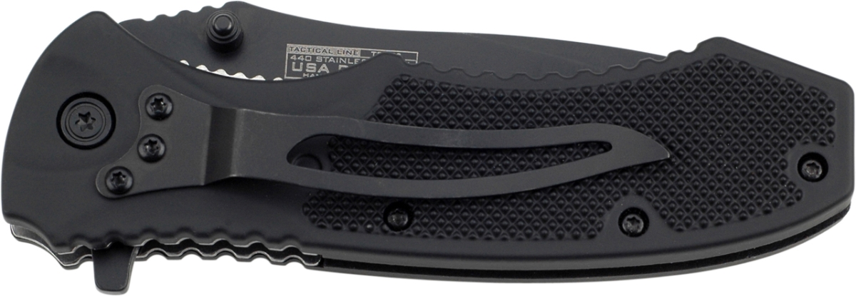TF-800BK Tac Force Black Mamba Tactical Operators Knife Assisted Opening