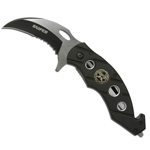 YC-516SN Sniper Karambit Rescue Folder Spring Assisted
