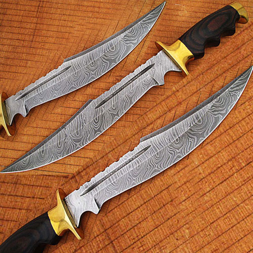 DM-2266 Custom Made Damascus Outstanding American Bowie Knife