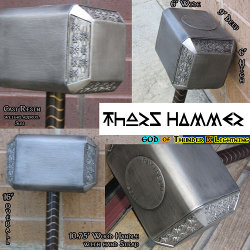 PK-9022 Thors Hammer with Resin Handle