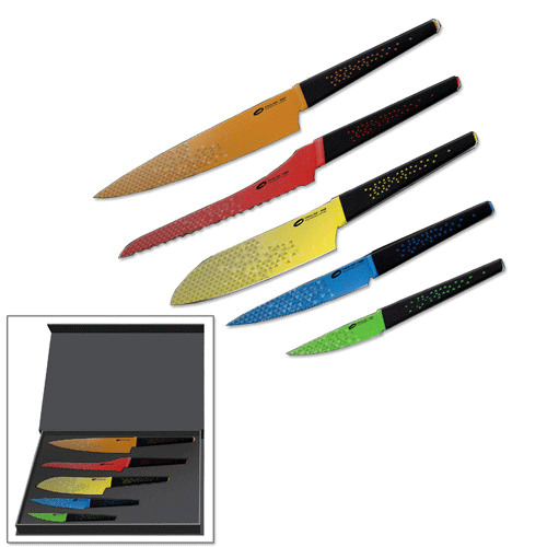 Picture of EdgeWork PL-PR-300 Essential kitchen knife Proline, 5 Piece