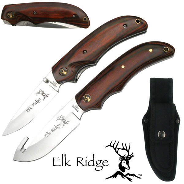 ER-013 Elk Ridge Combo Knife Set, 2 Piece