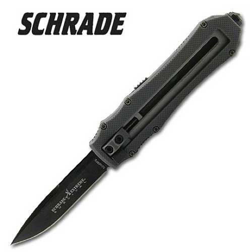 Schrade Extreme Grey 7.5 in. Schrade Extreme Spring Assisted out the Front