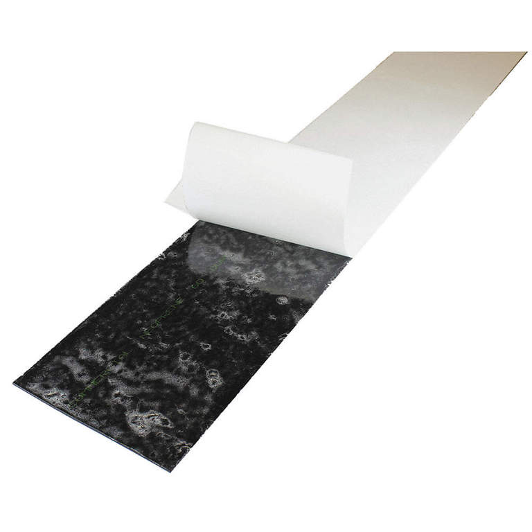Rubber Roll, SBR, Rubber Width 24 in, Rubber Length 4 ft, Rubber Thickness 1/2 in, 70A, Adhesive Backing
