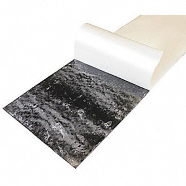 Rubber Roll, Buna-N, Rubber Width 12 in, Rubber Length 10 ft, Rubber Thickness 1/16 in, 50A, Adhesive Backing