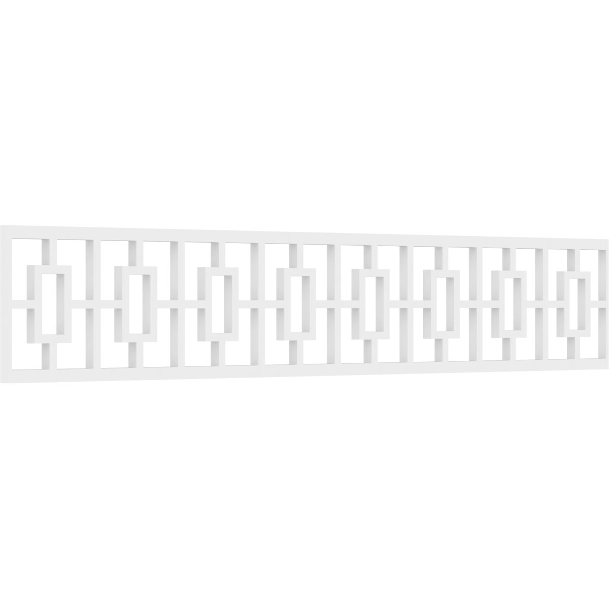 Picture of Ekena Millwork RUNP08X0625X48CMB 8 x 48 in. Pitch 0.62 in. Cambridge Architectural Grade PVC Running Trim