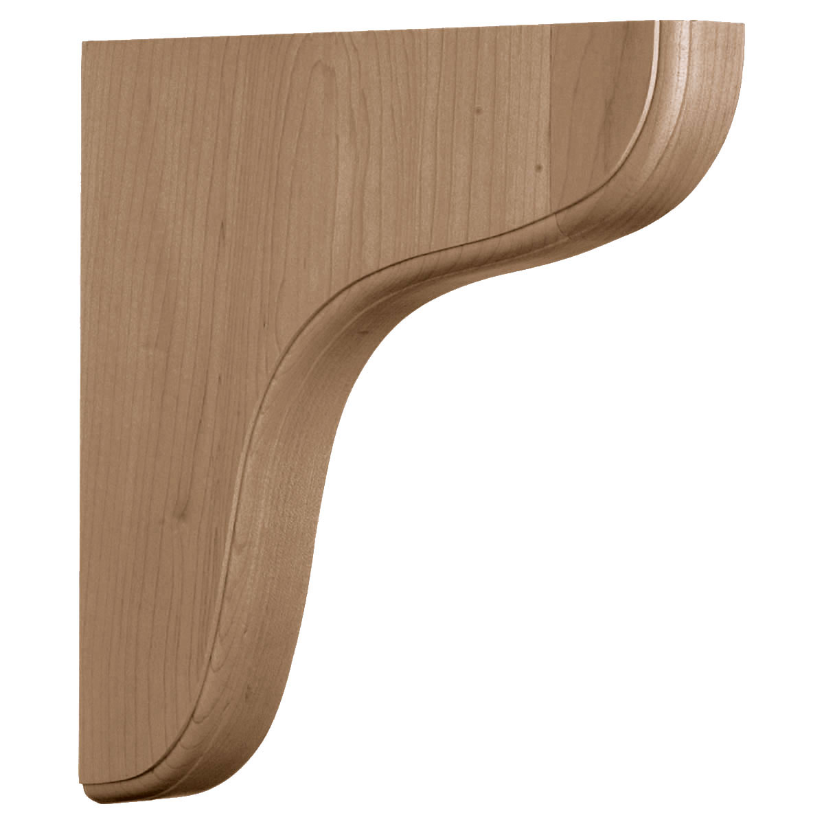 Picture of Ekena Millwork BKTW02X11X11EARW 1.75 x 10.5 x 10.5 in. Eaton Wood Bracket, Rubberwood