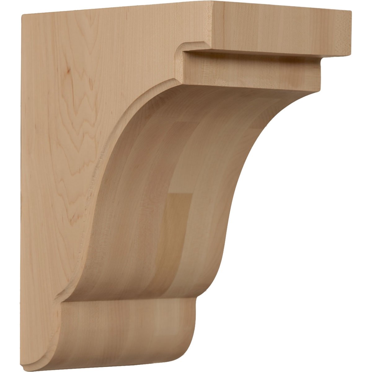 Picture of Ekena Millwork BKTW05X07X10BEMA 5.25 x 7.25 x 9.5 in. Bedford Bracket, Maple