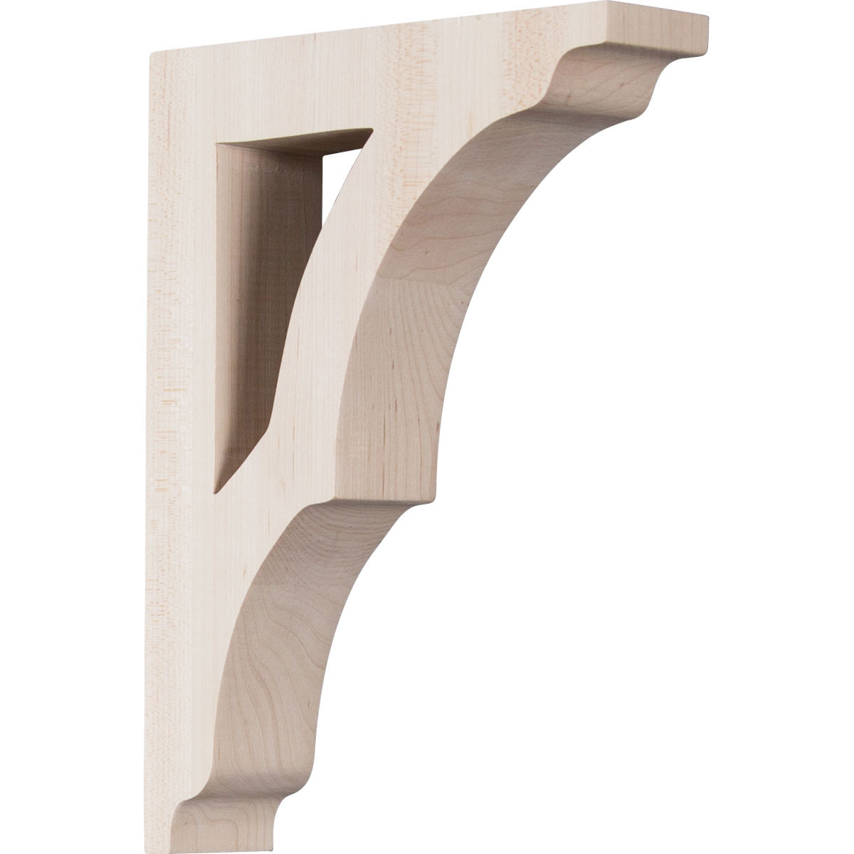 Picture of Ekena Millwork BKTW01X06X09AVWA 1.75 x 6.5 x 9 in. Small Avila Wood Bracket, Walnut