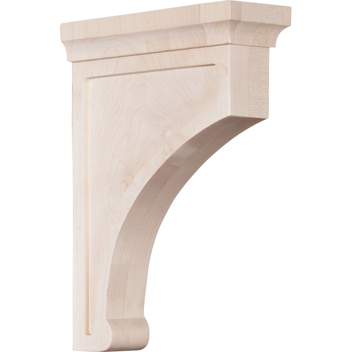 Picture of Ekena Millwork BKTW02X07X10GORW 2.5 x 7 x 10 in. Large Gomez Wood Bracket, Rubberwood