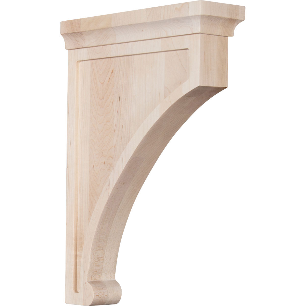 Picture of Ekena Millwork BKTW02X08X12GOCH 2.5 x 8 x 12 in. Extra Large Gomez Wood Bracket, Cherry
