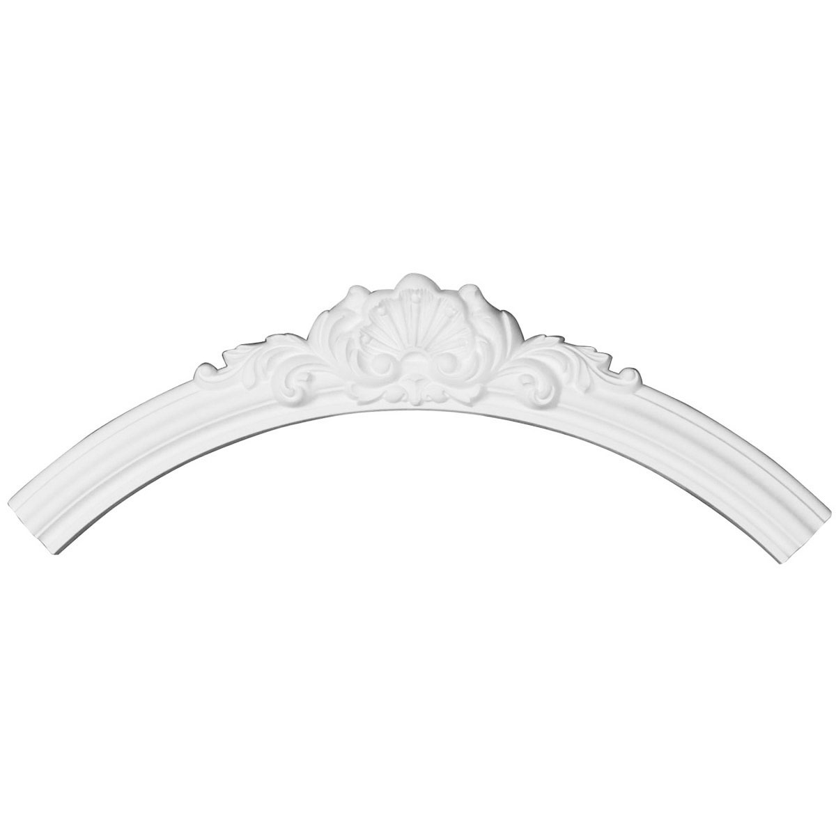 40.63 x 35.5 x 2.63 x 0.87 in. Shell Ceiling Ring - 0.25 of Complete Circle -  DwellingDesigns, DW638974