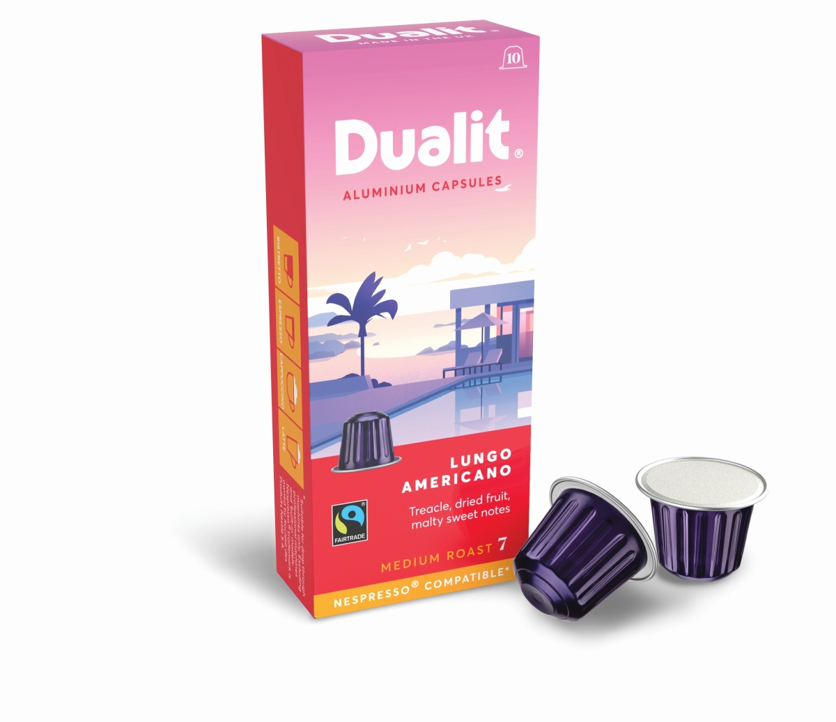 15887 Lungo Aluminum Coffee Capsule - Pack of 100