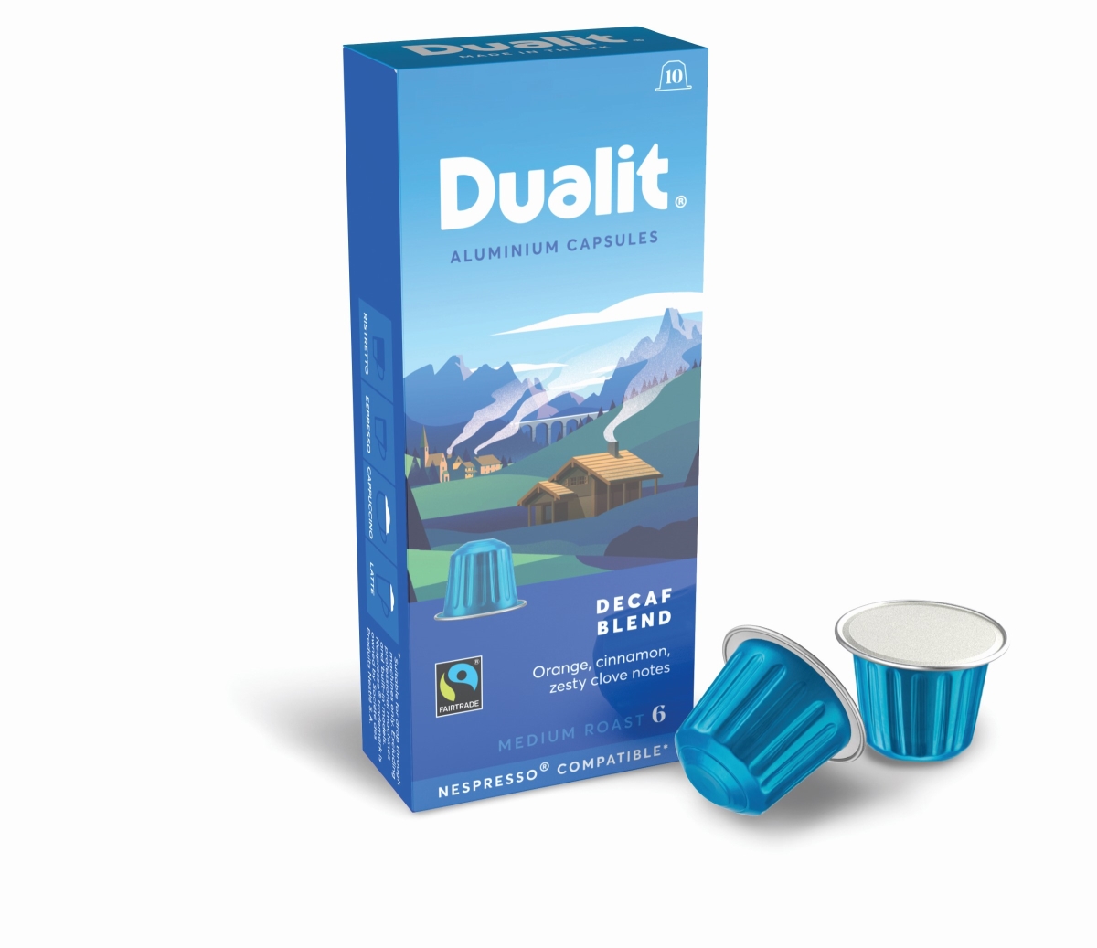15888 Decaf Aluminum Coffee Capsule - Pack of 100