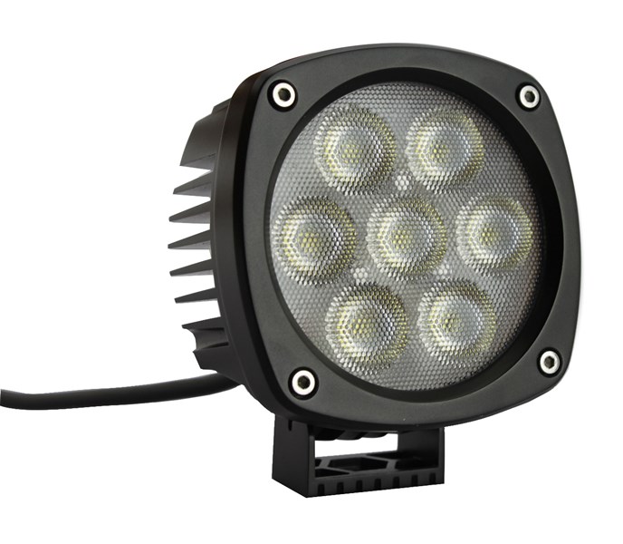 RS-4CREE-35W 4.3 in. Single Round Cree LED Spot Light, Multicolor -  Race Sport