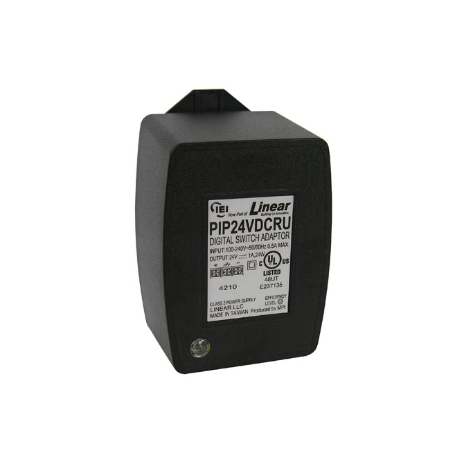 LINEAR PIP24VDCRU 24 VDC Power Supply Linear Plug