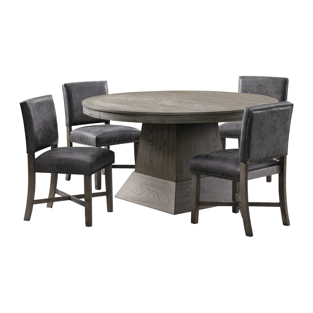 Picture of Elements D.2660.5PC Picket House Furnishings Modesto Dining Set&#44; Grey - 5 Piece