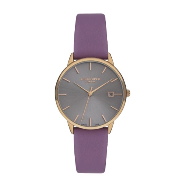 Ladies Rose Gold Watch with Grey Dial