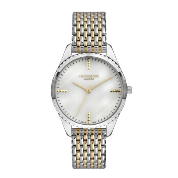 Ladies Silver Watch with White Dial