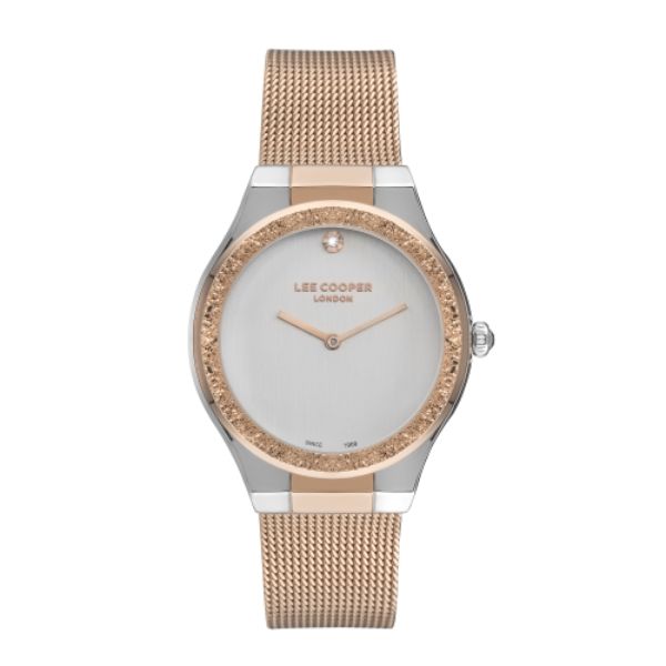 Ladies Silver Watch with Silver Dial