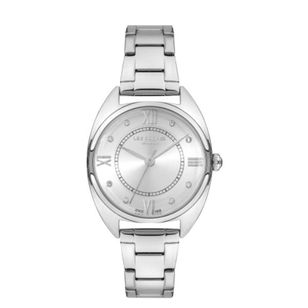 Ladies Silver Watch with Silver Dial