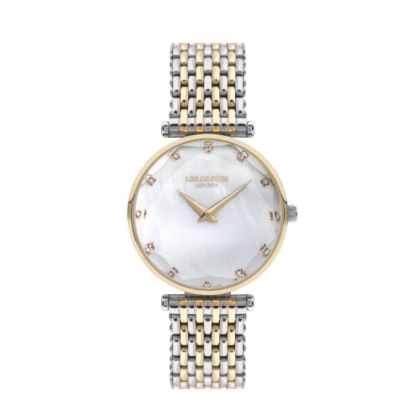 Ladies Silver Watch with White Dial