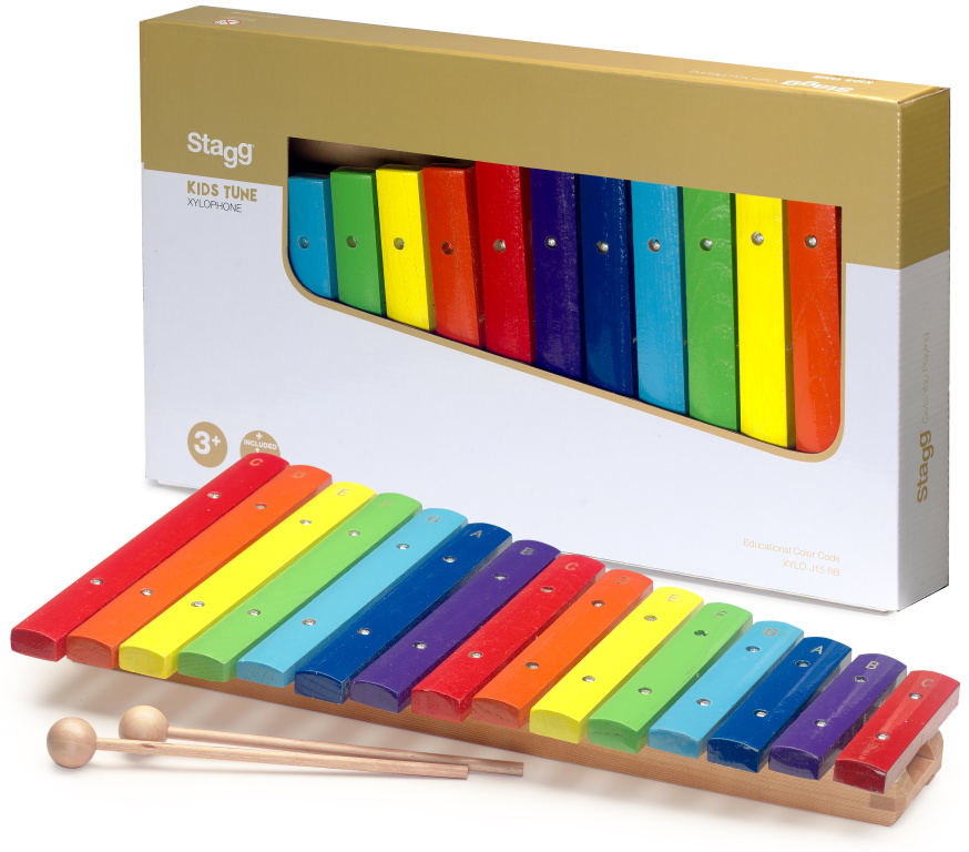 20033 Xylophone 15 Keys - Rainbow Color