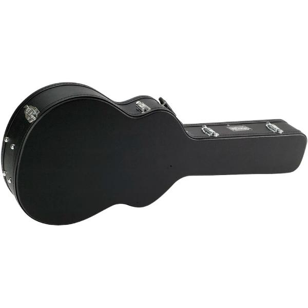 13392 Basic Jumbo Guitar Hard Case - Black